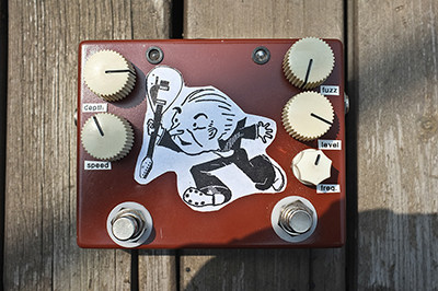 American Artisanal Dirty Boy Shifty Fazzvibrato Single Block Guitar Effectors
