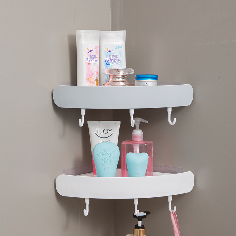 Makeup Room Toilet Triangle Cosmetic containing box Divine Instrumental Shelf Hanging Wall Free of perforated Bathrooms Bathroom Wash-up Toiletries