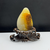 Ruihuang Cui Natural Jade Yunnan Huanglong Jade Fine Jewelry Grass Flower Leopard Pendant Sweater Chain Certificate