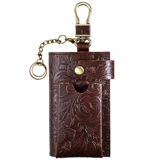 Ключи от машины ручной работы, мужская вместительная и большая ключница, кожаный брелок, картхолдер, «сделай сам», из натуральной кожи