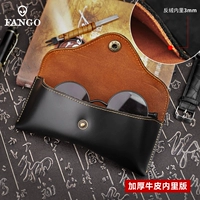 Черные кожаные джинсы с начесом