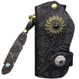 Кожаные ключи от машины ручной работы, ключница подходит для мужчин и женщин, универсальный брелок, из натуральной кожи