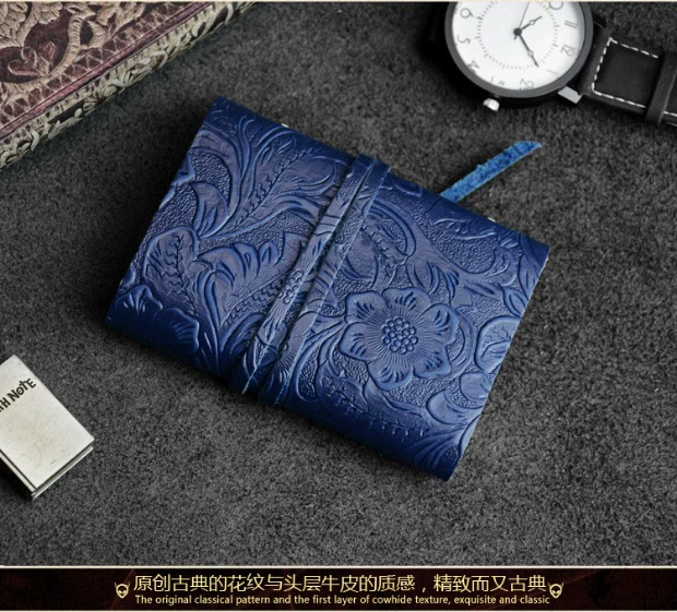 Handmade da thẻ đầu lớp da kinh doanh chủ thẻ tín dụng dung lượng lớn thẻ tín dụng nhiều bộ thẻ retro văn học gói thủy triều - Chủ thẻ