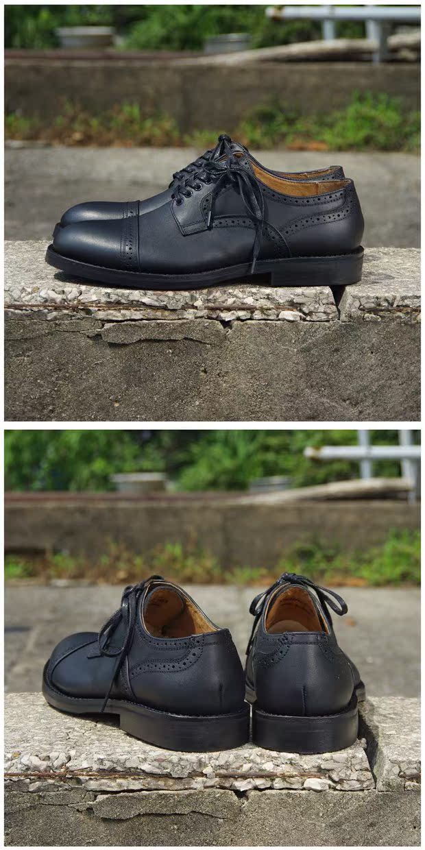 Giày cao gót Nhật Bản lớp da bò thấp Oxford Oxford đa năng Goodyear handmade đi lại bình thường - Giày thấp giày thể thao nam chính hãng