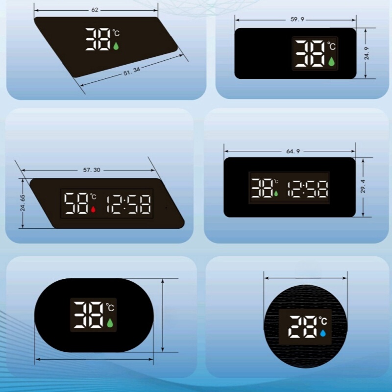 Oval Piano Copper Shower Repair Parts Digital Display Screen Motor Hydroelectric Power Water Flow Temperature Display Screen Oval Piano Copper Shower Repair Parts Digital Display Screen Motor Hydroelectric Power Water Flow Temperature Display Screen