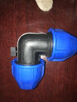 PE quick elbow live non-iron quick connector 20 25 32 4 minutes 6 minutes 1 inch drinking water pipe accessories