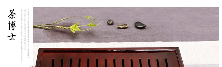 Khay trà bằng gỗ nguyên khối, bộ trà kung fu gia dụng, bàn trà nhỏ, đĩa trà biển, khay đựng nước đơn giản, ghế uống trà mini nhỏ khay trà gỗ độc la