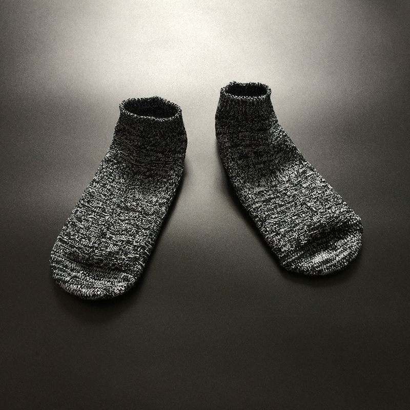 Năm cặp của Harajuku phong cách nam cotton socks nam vớ thuyền vớ mỏng thở khử mùi quà tặng đóng hộp vớ thể thao