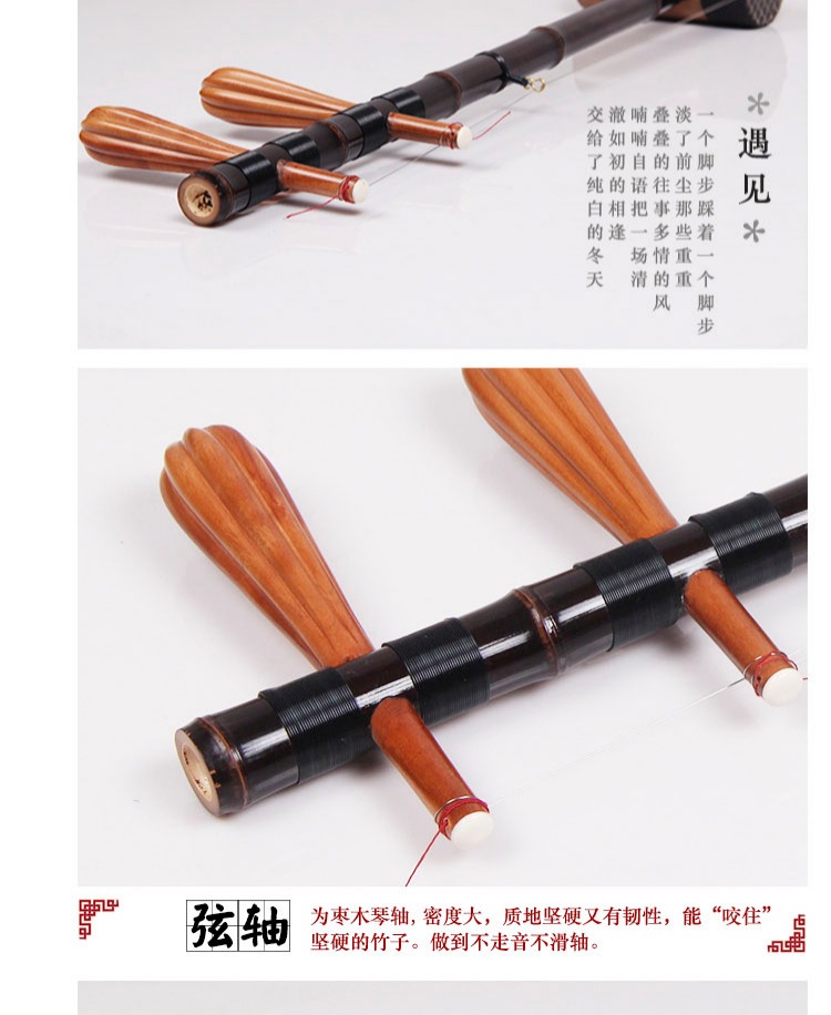 Nhạc cụ dây quốc gia chuyên nghiệp táo tàu gỗ trục Jinghu điều chỉnh cửa tùy chọn quà tặng Jinghu phụ kiện chuyên nghiệp lựa chọn giáo viên piano dan ty ba