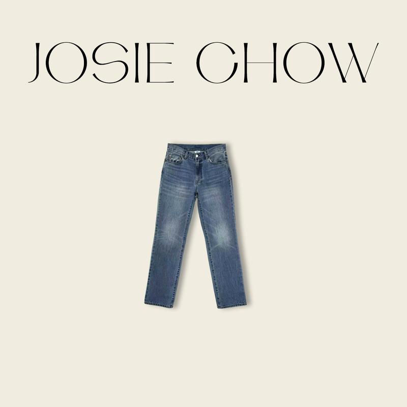 Josie Chow【Good Fit】Spring and Summer Straight-Leg Jeans Imported from Turkey, Slimming Long Pants Le532408