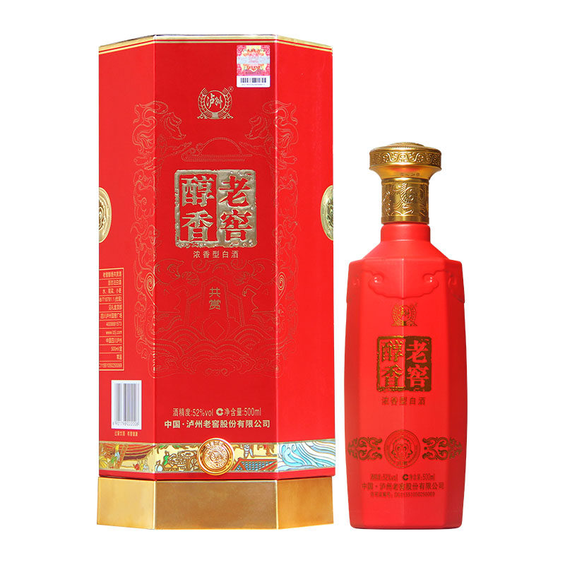 52°Luzhou Laojiao Co., Ltd. Laojiao mellow wine 500ml strong-flavor solid-state wine