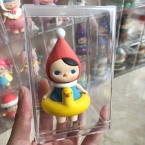 PS plastic case upper and lower cover transparent confectionery box Jewelry Gift hands Office containing box Doll Transparent Square Box