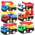 Trẻ em đồ chơi xe kỹ thuật xe hơi kết hợp máy xúc lửa xe tải cẩu cẩu xe tải máy xúc đào đồ chơi xe - Đồ chơi điều khiển từ xa