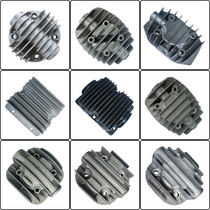 Small Bama air compressor accessories Big Bama cylinder head cylinder head covered with oil Straight portable air pump cylinder head compressor