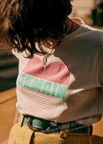 21 Autumn Winter French Paris designer s T-shirt COEUR DEMAIN-SOLIDAIRE