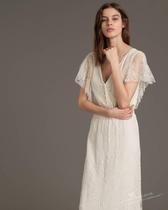 French designer sussun l embroidered tulle dress for wedding dress Mi Angel