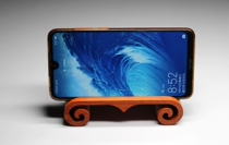 Creative wooden mobile phone bracket bracket flower pot rack mobile phone seat desk live broadcast rack universal classical volume book case