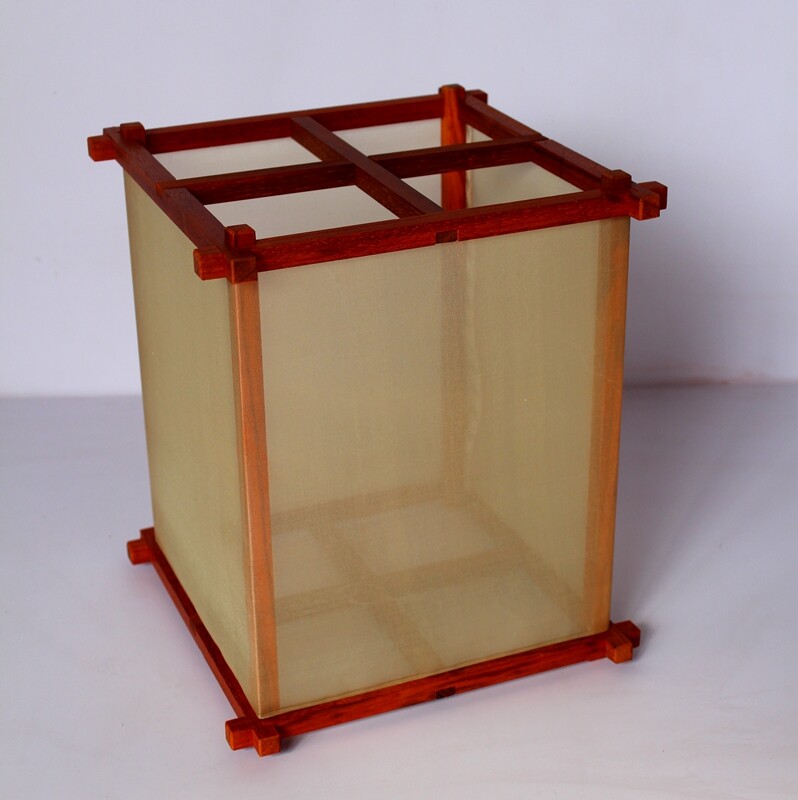 diy homemade lantern festival teahouse solid wood children's gift gift mortise and tenon calligraphy painting factory direct sale