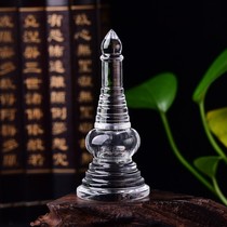 Natural white crystal Vita original stone polished small model