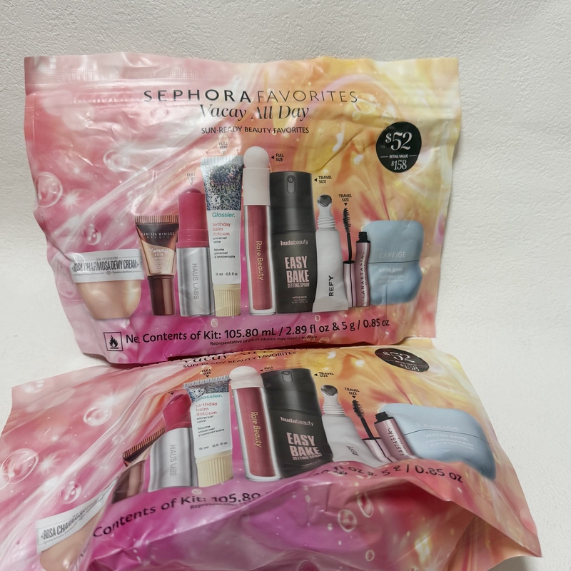 Good Price Sephora Makeup and Skincare 9-Piece Set: Lipstick, Eyebrow Gel, Body Lotion, Lip Balm, Setting Spray Good Price Sephora Makeup and Skincare 9-Piece Set: Lipstick, Eyebrow Gel, Body Lotion, Lip Balm, Setting Spray