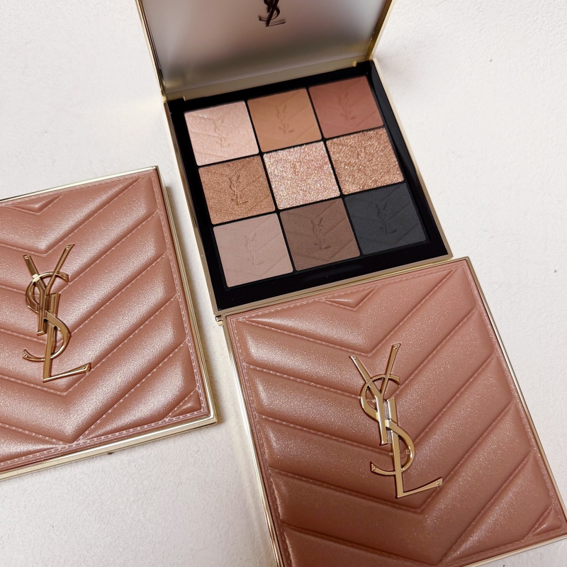 Out of Stock, No Restock Ysl Saint Laurent 26 Limited Edition Leather Nine-Color Eyeshadow Palette 17.5g Matte Cement Earth Tones