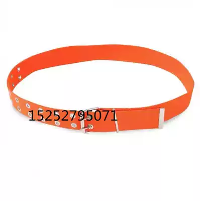 Fire rescue belt 17 Forest orange 97 02 3C canvas outdoor safety construction protection double-breasted buckle