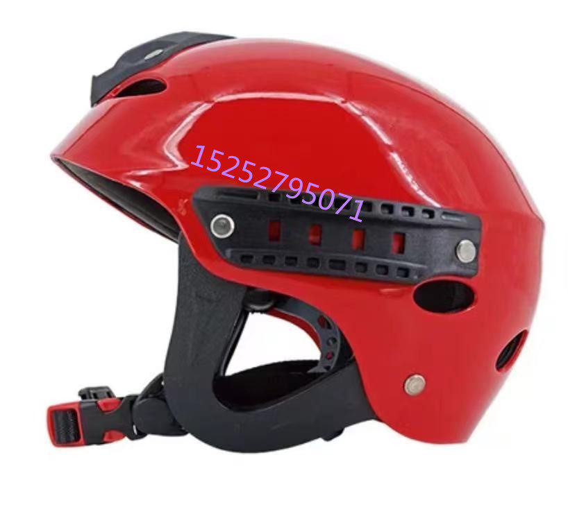 Tactical Guide Rail Section Waters Rescue Safety Helmet Water Surface Operation Safety Protective Cap Fire Lifesaving Track Lamp Frame