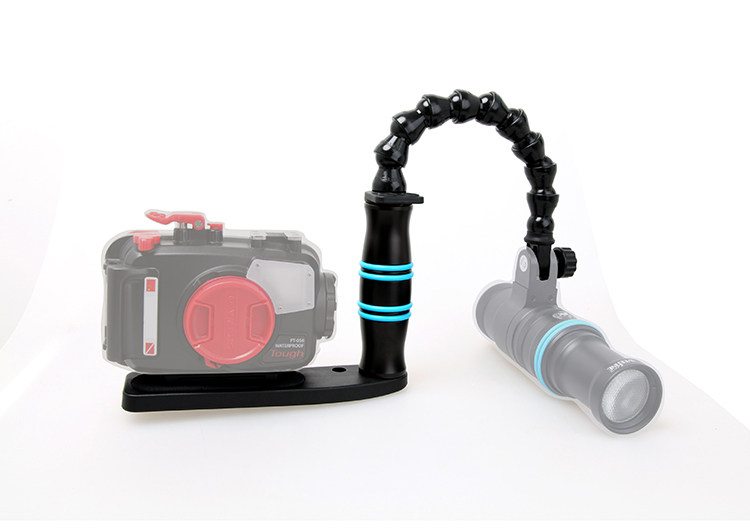 Weefine WFA04 1 2 Loc Line snake lamp arm diving camera case base (YS connector)