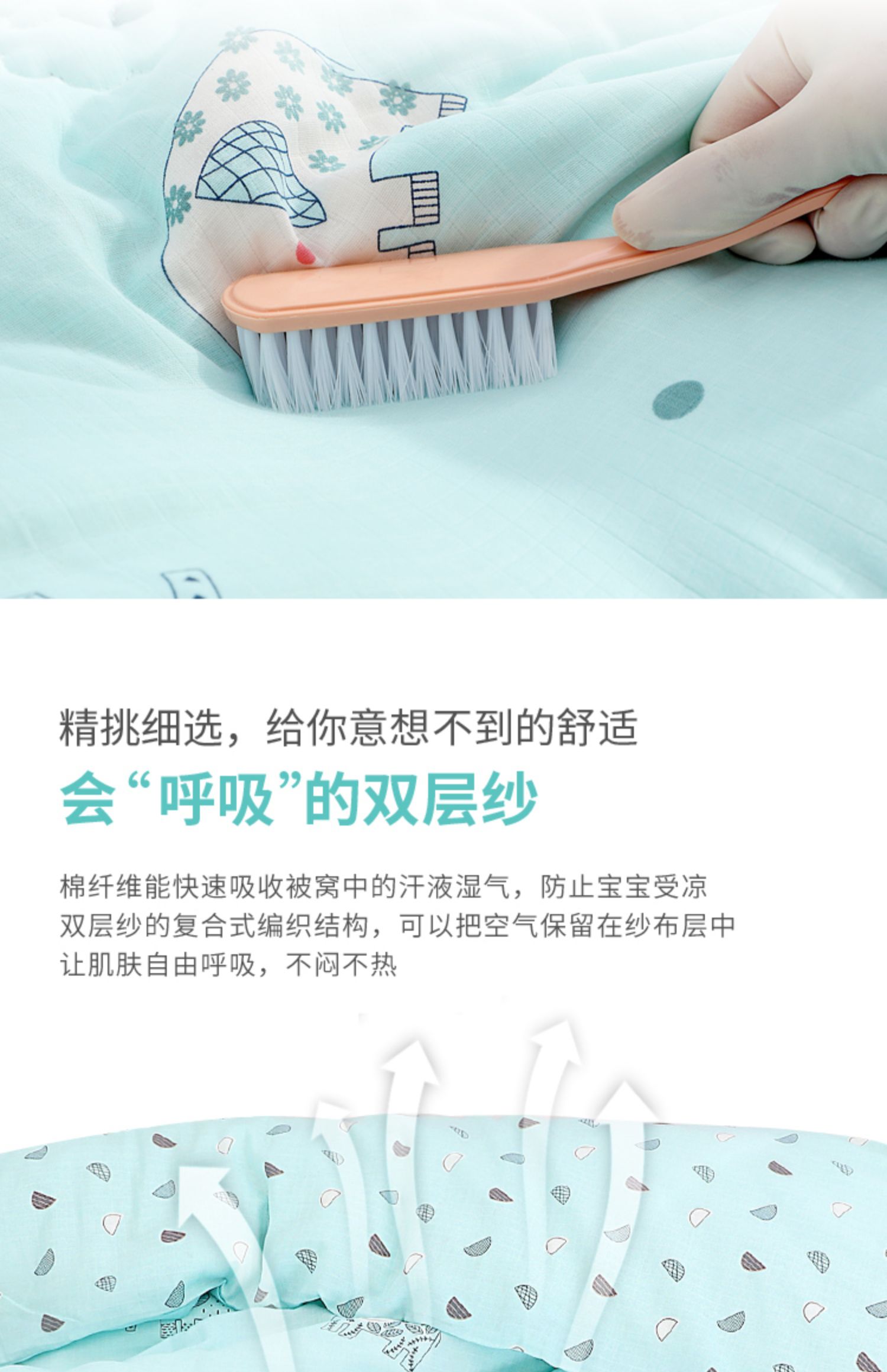 Một loại gạc cho bé chăn bông đơn mảnh 1.2 1.5 cho bé mẫu giáo ngủ trưa chăn nhỏ tùy chỉnh mùa hè - Quilt Covers chăn mền cotton