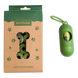 ຖົງຂີ້ເຫຍື້ອສັດລ້ຽງ biodegradable dog bone toilet set pet supplies box hot sale