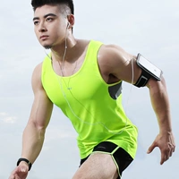 Thể thao vest nam chạy mùa hè không tay thể thao T-Shirt thoáng khí wicking stretch loose quần áo tập thể dục chạy quần áo bóng rổ áo tank top gym nữ