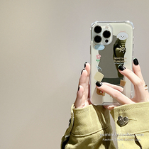 Cream biscuit Cubs apply iPhone12 Apple 13promax mobile phone shell 11 Cartoon Xr Mirror 8 Women