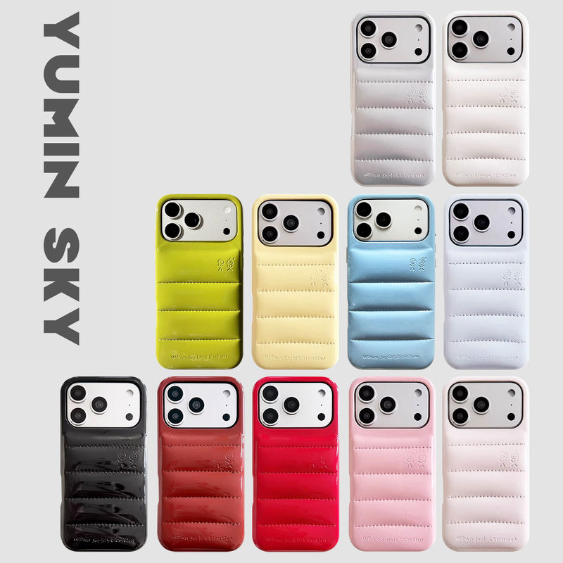 Yumin Sky | Suitable for ins Zhang Junhao Style Solid Color down Jacket Iphone16Promax Apple 17Pro Phone Case 15 High-End Feel 13 Justin Bieber 14 Protective Case Couple Yumin Sky | Suitable for ins Zhang Junhao Style Solid Color down Jacket Iphone16Promax Apple 17Pro Phone Case 15 High-End Feel 13 Justin Bieber 14 Protective Case Couple