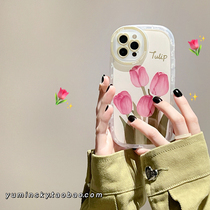 ins spring tulips apply iPhone13promax apple 12 women 11 phone shell xs xr anti-fall 8p