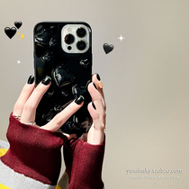 Irregular black loving application iPhone12promax apple 13 phone shell 11 female xs personality xr soft 8p
