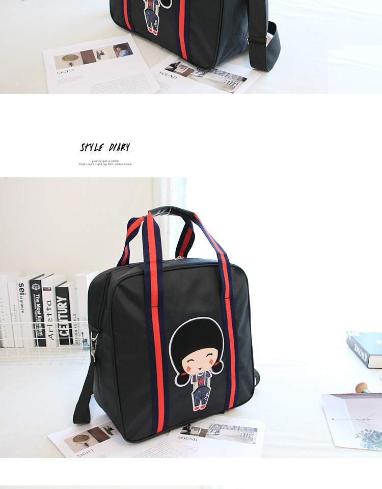 Túi duffel màu đỏ nữ túi du lịch Hàn Quốc nữ xách tay nhỏ ánh sáng khoảng cách ngắn và túi du lịch công suất lớn nữ túi lớn - Túi du lịch ba lô du lịch nữ