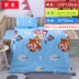 Mẫu giáo ba mảnh màu hồng công chúa cô gái trẻ ký túc xá không có giường ngủ nghỉ trưa bằng vải bông đặc biệt - Bộ đồ giường trẻ em 	bộ chăn ga gối cho bé trai	 Bộ đồ giường trẻ em