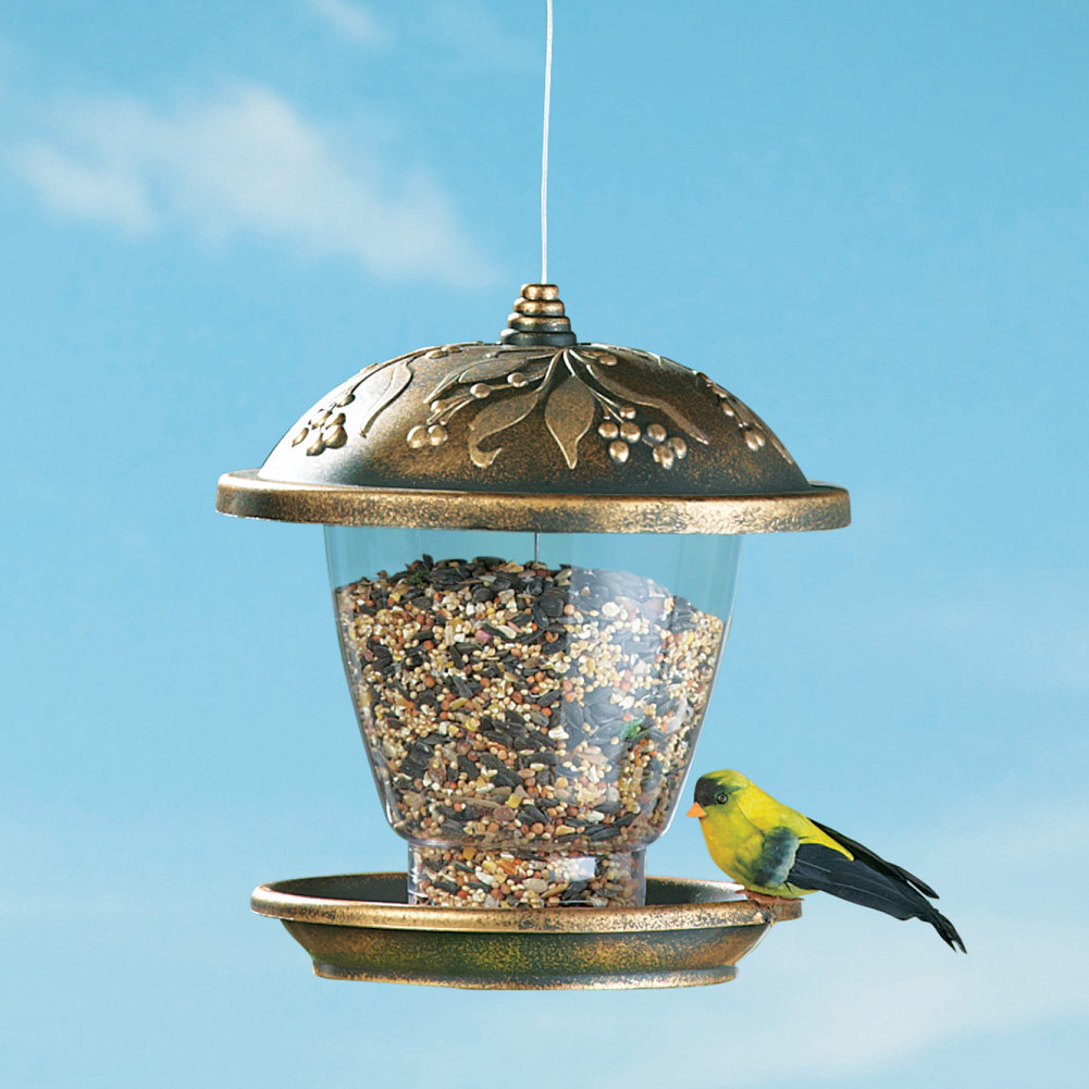 Busch Feeder Outdoor Suspended Balcony Feeding Birds Automatic Feeding machines Let Live Bird Patio Shiotao Master