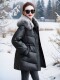 2025 Haining Genuine Leather Down Jacket Women's Mid-Length Sheepskin Fox Fur Collar Windproof, Coldproof and Warm Autumn and Winter New Style