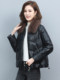 Haining genuine leather down jacket women's short sheepskin white duck down fox fur collar leather jacket 2025 autumn and winter new style