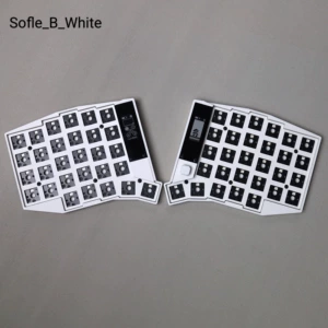 Комплект беспроводной разделенной клавиатуры Sofle Kaih Low Axis Choc V1 V2 Низкий профиль