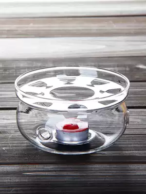 Heat-resistant glass insulation base, candle heater, tea stove, Teahouse, dining room, flower tea, tea set, warm tea stove