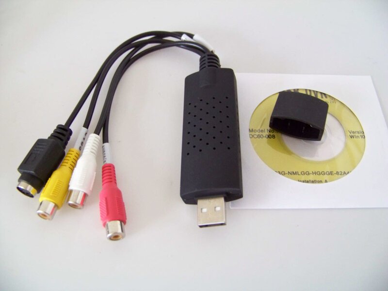 Suitable for Sony, Panasonic, Canon, Jvc, Hitachi, Samsung Retro Tape Dv Camcorders Av Capture Card Converter