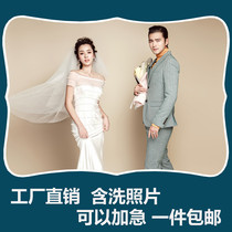 European style Lamina acrylic crystal creative table wedding photo wash photo zoom wall hanging photo frame to map production