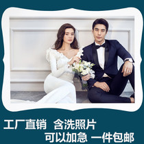 36 inch 40 inch 48 inch European Korean crystal porcelain wedding yarn photo enlargement hanging wall photo frame table production