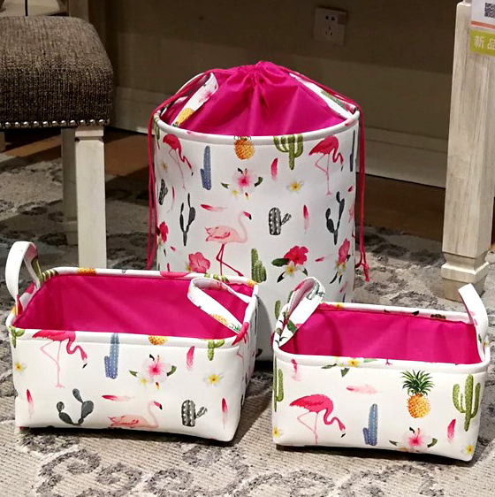 Nordic Fresh Fabric Storage Bucket Baby Toy Storage Box Clothes Dirty Clothes Basket Foldable Debris Storage Basket - Taobao