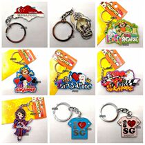 Buy 10 (Singapore tourist souvenirs) Lion City Merlion Keychain