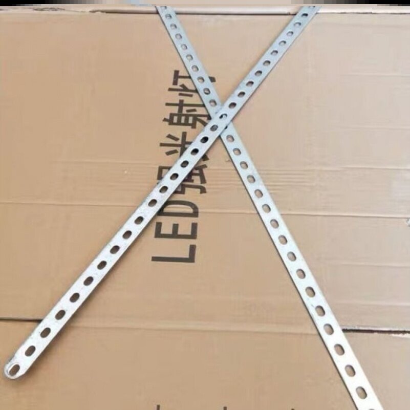 One-type straight strip with lengthened iron sheet condenser bracket repair manual flat iron with hole solid universal