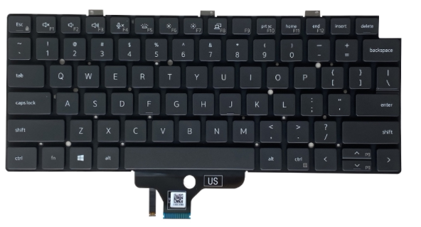Dell Latitude7330 7350 7370 7380 7389 7390 2In1Gdrr0Hknk0 Keyboard