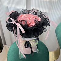 C14-Своид розовый балет букет+подарочный пакет